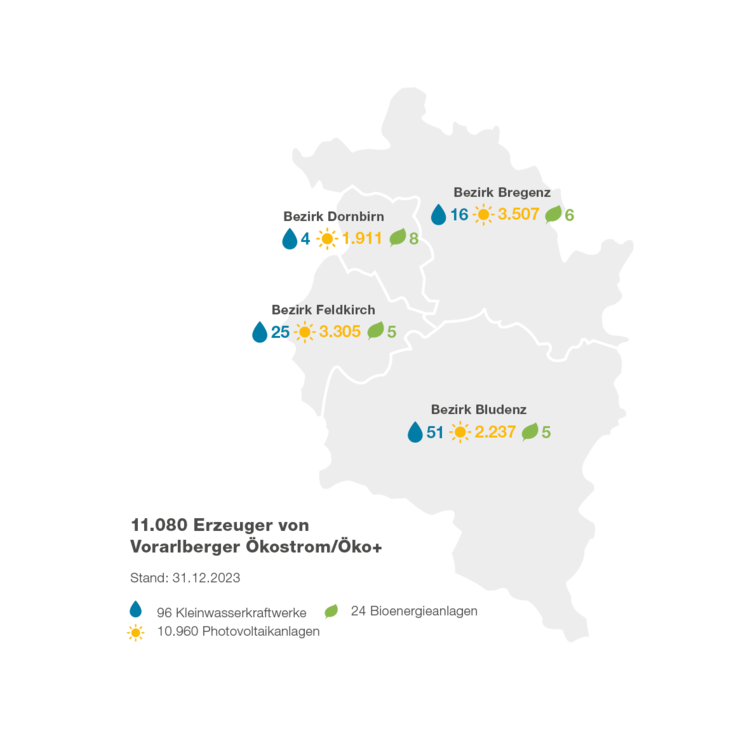 Ökostromeinspeiser Vorarlberg