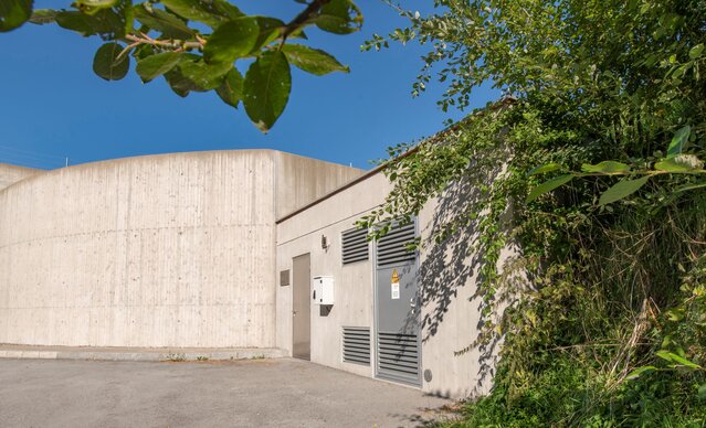 Trafostation von außen