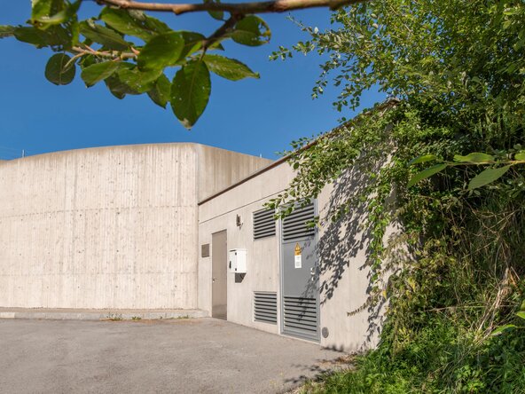 Trafostation von außen