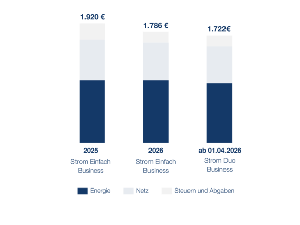Strom Duo Vergleichsgrafik Alttarife